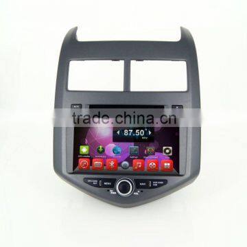 Quad core dvd car audio navigation system,wifi,BT,mirror link,DVR,SWC for Chevrolet Aveo