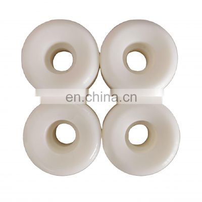 skateboard wheels white can be customed and skateboard four wheels