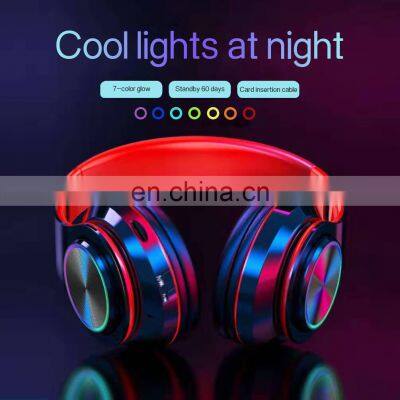 2020 Best Sell Wireless Cancelling Headband Cheaper Sports Stereo Headset Foldable Deep Bass Earphones Headphone photo-4
