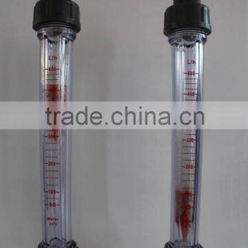 Plastic tube rotameter flow meter with anti-corrosion and light weight