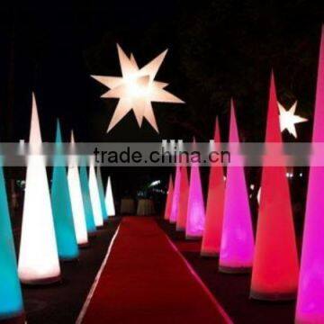 Custom High Quality Colorful Oxford Cloth Inflatable Lighting Pillar for Party Decoration photo-2