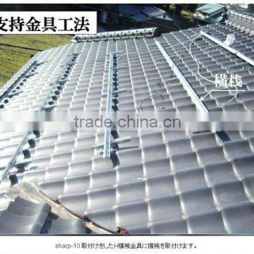 aluminum extruded profile fo solar mounting