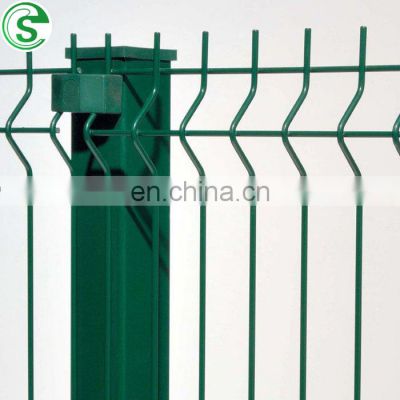 6ft High pvc coated wire mesh panel fence metal 3d fence model