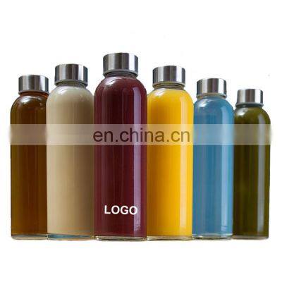 500ML 320ML Wholesale Custom Logo Clear Tritan Bottle with Stainless Steel Lid