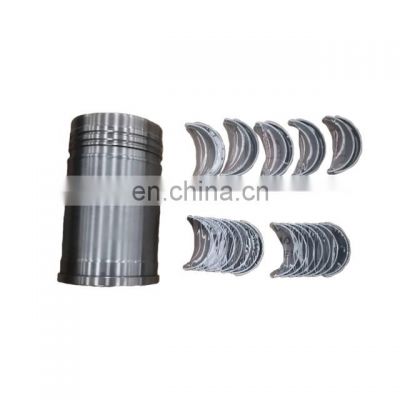 Excavator diesel engine cylinder liner kit parts for 8DC9 liner and main bearing connecting rod bearing STD