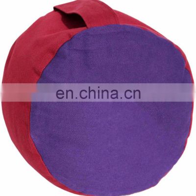 Made in India best quality product round non pleated Zafu meditation cushion