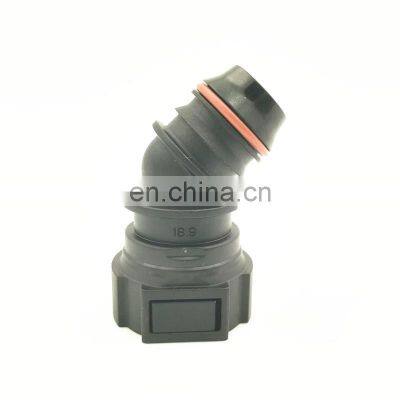 OEM Original Factory Supplier SAE3/4 18.9 Quick Connector 135 45 degrees  Double button Nylon line ID16 Nipple  Fittings