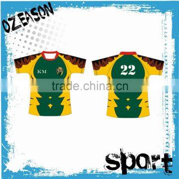 Sublimation Custom Rugby Ball Uniforms Manufacturer in China photo-6