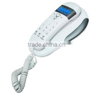 Fashionable trimline landline phones with low price and id display