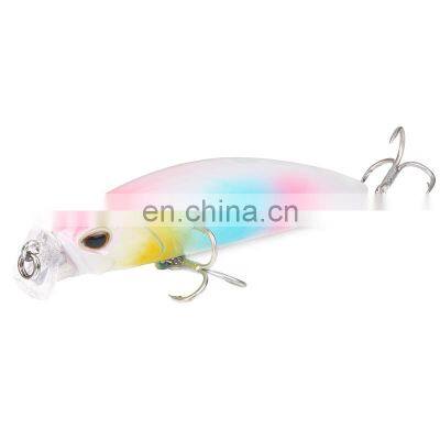 Wholesale Lifelike Bass Popper 8cm 10g Hard Bait Fishing Lure Minnow for Freshwater Sea Fishing photo-2