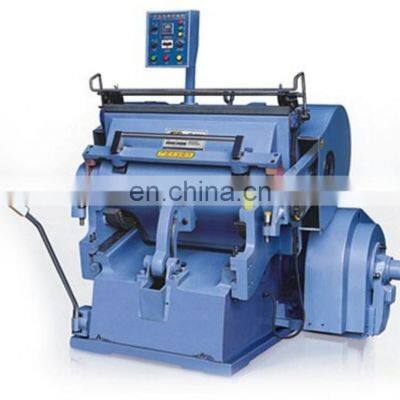 Semi-automatic cardboard creasing and die cutting machine/plastic and corrugated die cutter