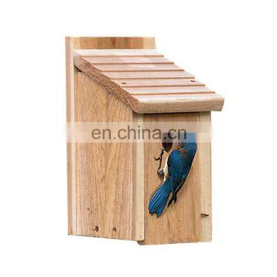 Wholesale China DIY Wooden Bird Cage Wood Bird House Craft Decoration