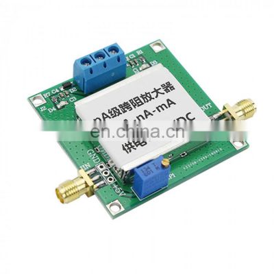 pA Level Transimpedance Amplifier For Weak Current IV Conversion Preamplifier Dual Power Supply V2.0