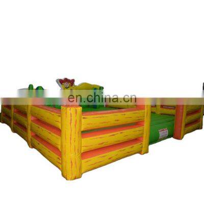 Outdoor sport games inflatable equipment mechanical bull riding machine