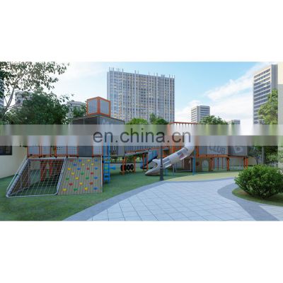 custom playground slides outdoor kids playground equipment oem  playground