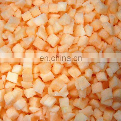 Chinese Fruits Sinocharm Frozen Fruit IQF Ball Cantaloupe Frozen Ball Cantaloupe for Wholesale