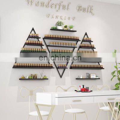 Nail Art Shelf Wall-mounted Nail Polish Glue Rack U-shaped Wrought Iron Nail Polish Rack photo-4