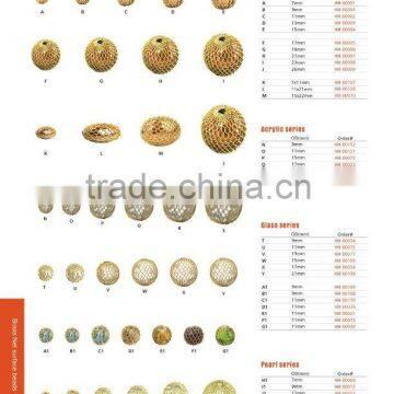 plastic beads net surface bead