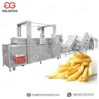 Potato Chip Manufacturing Equipment Frozen French Fries Production Line China Potato French Fries Making Machine