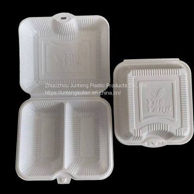 Hinged Lid Clamshell to go Disposable Food Container Lunch Box 1880ml for Burger photo-2