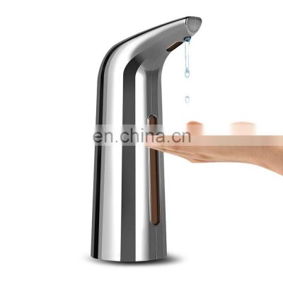 Deck Mount chrome Auto Sensor Faucet Foam liquid hand sanitizer Soap Dispenser in Public