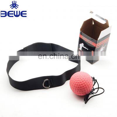 Hot sale Boxing Reflex Balls with Headband Speed Sports Training Punch Fight React Head Ball