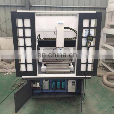 2019 Hot Sale Heavy Type Metal Milling Machine 6060 Cnc Mould Router in Enclosure photo-3
