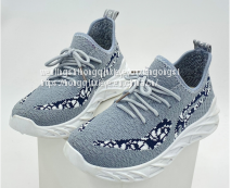 Cool Shoes Flying Woven Surface Stitching Color Blocking Sports Casual Children's Shoes photo-4