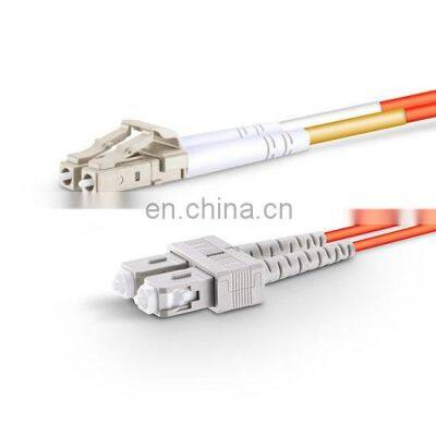 LC UPC to SC UPC Duplex 2.0mm PVC (OFNR) OM2 Multimode Fiber Optic Patch Cable photo-4