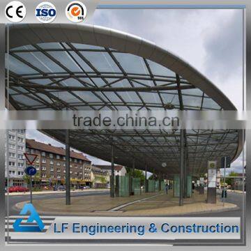 Free design hot galvanized steel car canopy