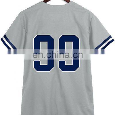 Good Quality Quick Dry Fashionable Custom Men's Baseball Jersey Uniform For Men photo-2