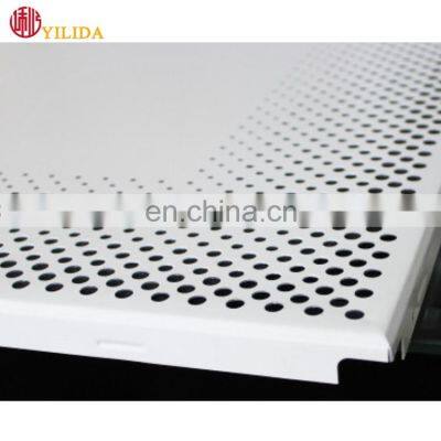 indoor ceiling small hole aluminum perforated metal sheet steel stretching net for decoration