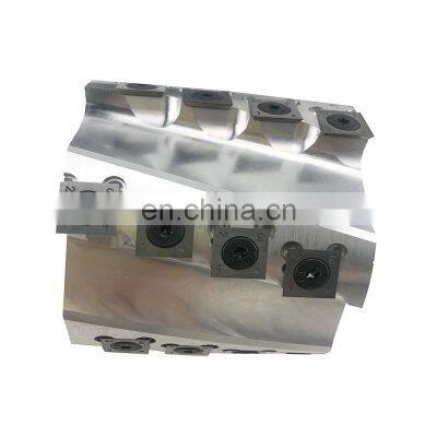 LIVTER spiral cutter head wood working tool for 4-side moulder China factory 14*14*2.0 inserts cutter head