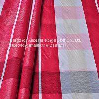 Red polyester polypropylene composite mattress fabric