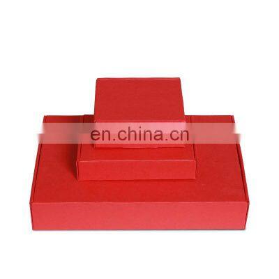 Customise Matte Black Gift Aircraft Corrugated Shipping Box Tuck Mailer Mail Clothing Box for Women photo-4