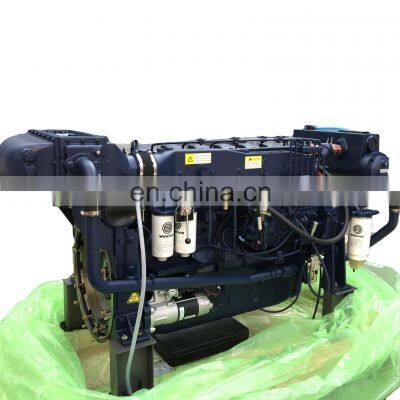 High quality 6 cylinder water cooled  Weichai marine engine  WD10C240-15