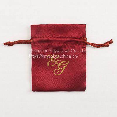 Drawstring Satin Bag Various Size and Design Bags Making Factory