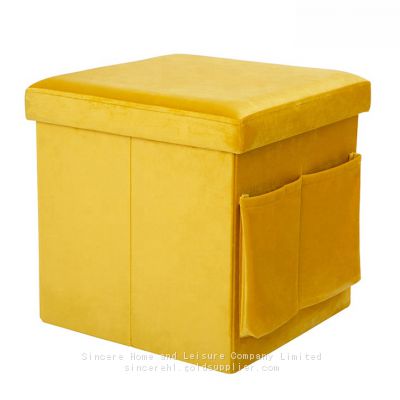 Velet Ottoman-Yellow