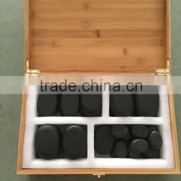 2016 36pcs set Good quality Basalt Hot stone massage for SPA