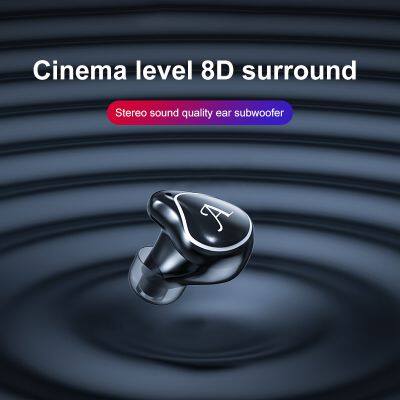 TWS A4 BT 5.0 True Wireless Earphone Mini Cordless Earbuds With Mic Handsfree Headphone For Xiaomi IPhone Samsung photo-3