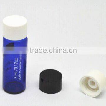 5ml glass vial with plastic screw cap 0.17oz glass vial