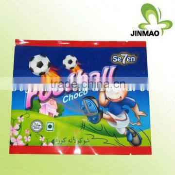 Children candy food packaging plastic bag with cartoon design