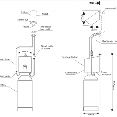 Wall Mounted Automatic Sensing Soap Dispenser Factory photo-4