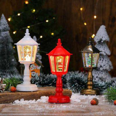 Creative Christmas Carousel Musical Lamps - Tabletop Decorative Lights for Holiday Gifts & Home Layouts