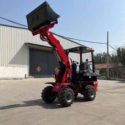 Loader with Snow Blade Multifunction Front End Wheel Loader HZM807T telescopic wheel loader