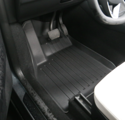 Custom Thermoformed TPE Floor Liners for 25 Model Y Juniper - Anti-Slip Car Mat Set with Precision Contour Fit