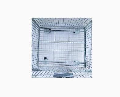 Colorful Steel Collapsible Wire Mesh Pallet Cage Container for Warehouse Storage photo-4