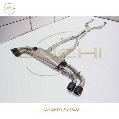 304 Stainless Steel Cat-Back Exhaust System for BMW M8 F91 F92/ X3 Upgrade X3M/ X3M F97/X5 M60I Performance Exhaust Electronic Valve With Tips photo-5