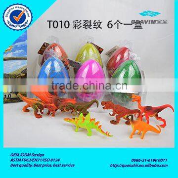 Super big size 12*9 cm pure color and colorful dinosaur egg fossil for education toys