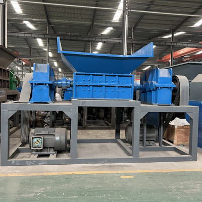 Tyre Shredder Tire Shredder Double Shaft Shredder Waste Tyre Recycling Machine for Car & Truck Tyres